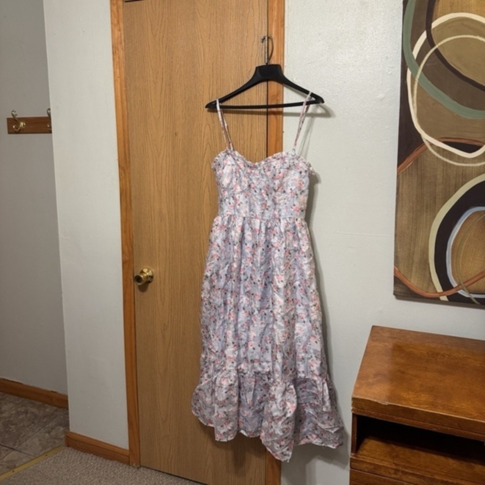 Altar'd State NWT XL w/Floral Print & Adjustable Straps Sleeveless A-Line Dress